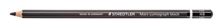 29849 ΜΟΛΥΒΙ ΣΧΕΔΙΟΥ LUMOGRAPH BLACK PENCIL 100B-HB STAEDTLER - Image 1