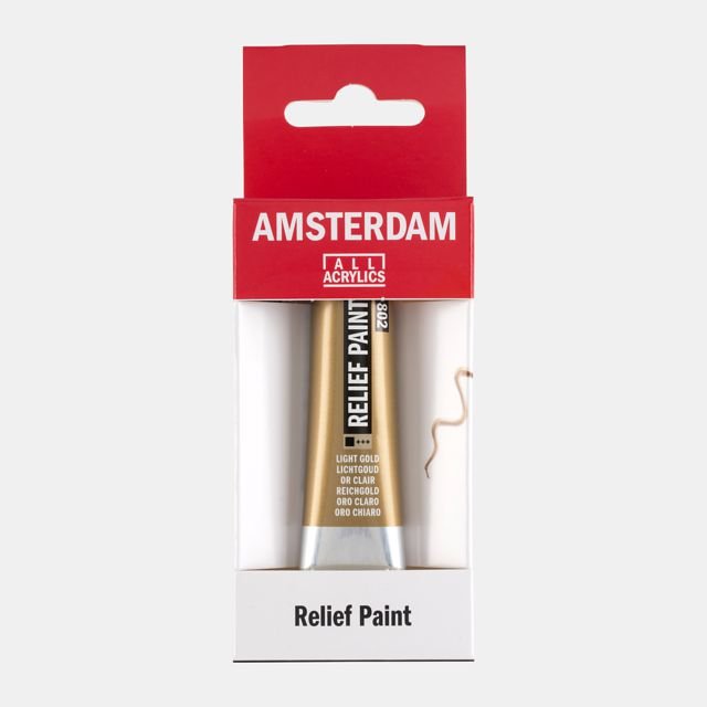 ΠΕΡΙΓΡΑΜΜΑ AMSTERDAM RELIEF 20ml 802 Light Gold