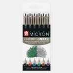 ΣΕΤ ΜΑΡΚΑΔΟΡΟΙ SAKURA PIGMA MICRON Set 01 – 6 × 0,25 mm – 6 Colours