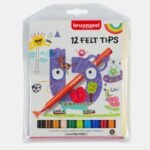 ΜΑΡΚΑΔΟΡΟΙ ΖΩΓΡΑΦΙΚΗΣ BRUYNZEEL FELT TIPS ΣΕΤ 12ΤΕΜ