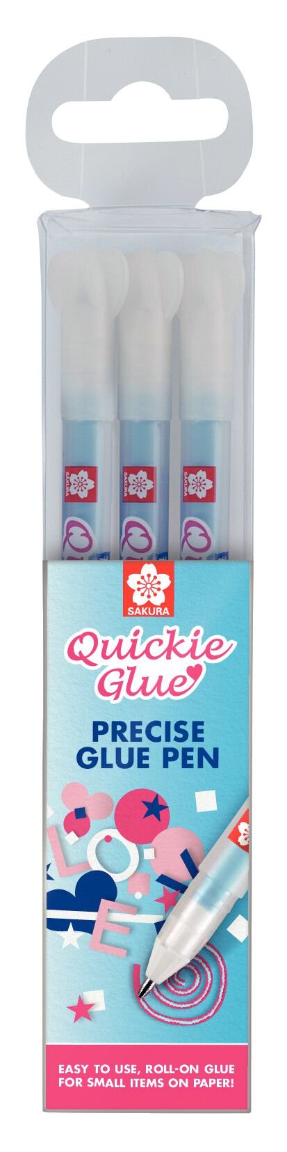 ΣΕΤ ΚΟΛΛΕΣ ΣΤΥΛΟ SAKURA QUICKIE GLUE 3 ΤΕΜΑΧΙΩΝ