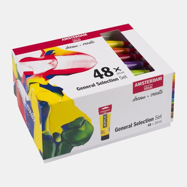 58727-1 ΣΕΤ ΑΚΡΥΛΙΚΑ AMSTERDAM 48x20ml General selection set - Image 1