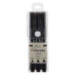 ΜΑΡΚΑΔΟΡΟΙ ΚΑΛΛΙΓΡΑΦΙΑΣ ΜΑΥΡΟΙ ΣΕΤ 3ΤΕΜ (2,5mm - 3.5mm - 4.0mm)
