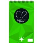 ΜΠΛΟΚ ΣΠΙΡΑΛ EASY NOTE ΛΕΥΚΟ Νo.2 9x15 50 ΦΥΛΛΑ 60GSM (ΣΥΣΚ-20ΤΕΜ)