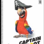 ΤΕΤΡΑΔΙΟ ΣΠΙΡΑΛ "CAPTAIN PARROT" 21x29/120ΣΕΛ-2 ΘΕΜΑΤΑ (ΣΥΣΚ-10ΤΕΜ)