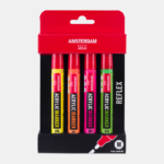 ΜΑΡΚΑΔΟΡΟΙ ΑΚΡΥΛΙΚΟΙ AMSTERDAM 4 X 4mm Reflex Set
