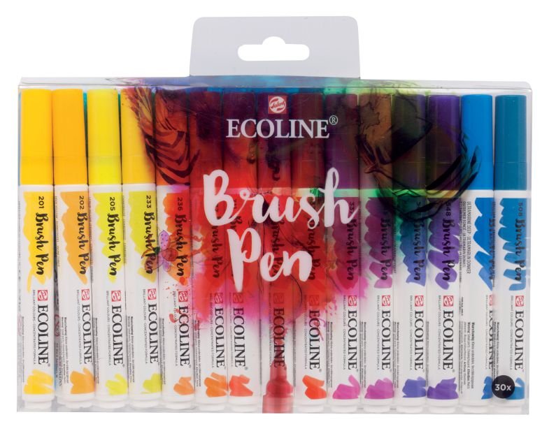 ΣΕΤ ECOLINE ROYAL BRUSHPEN 30ΤΕΜ TALENS