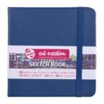ΜΠΛΟΚ ΣΧΕΔΙΟΥ 12x12 Navy Blue ΜΕ ΛΑΣΤΙΧΟ ART CREATION 140g 80ΦΥΛΛΑ