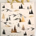 ΣΑΚΟΥΛΑ ΔΩΡΟΥ ΧΡΙΣΤΟΥΓΕΝΝΩΝ 26,5x33,5x13cm PREMIUM FOREST VIEW WHITE (ΣΥΣΚ-10ΤΕΜ)