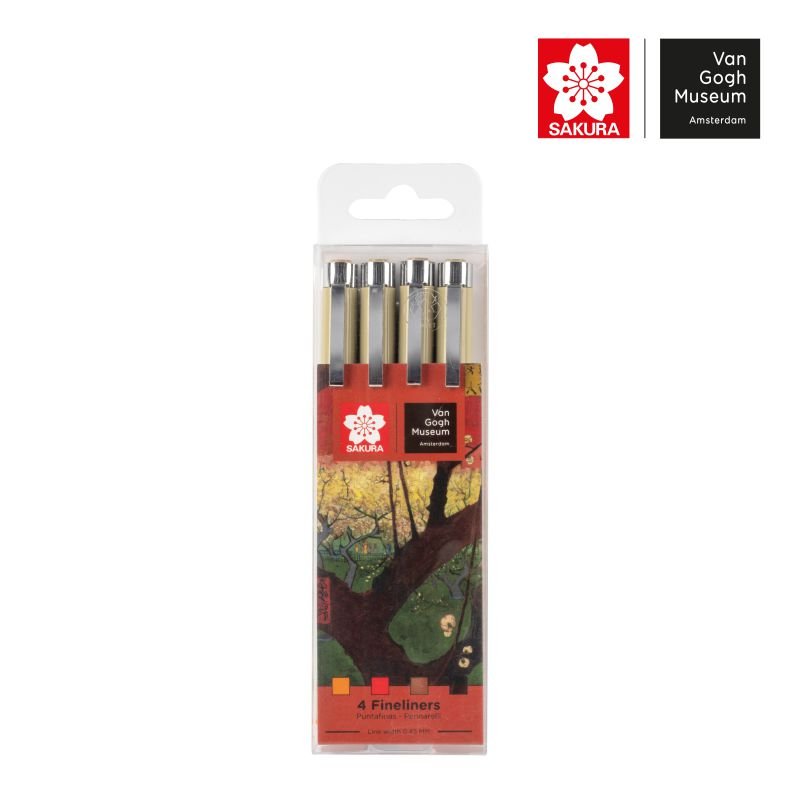 60787-1 VAN GOGH MUSEUM PIGMA MICRON FINELINERS ΣΕΤ 4 - Image 1