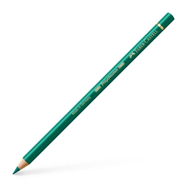 60988-1 ΞΥΛΟΜΠΟΓΙΑ POLYCHROMOS 264 DARK PHTHALO GREEN FABER CASTELL - Image 1