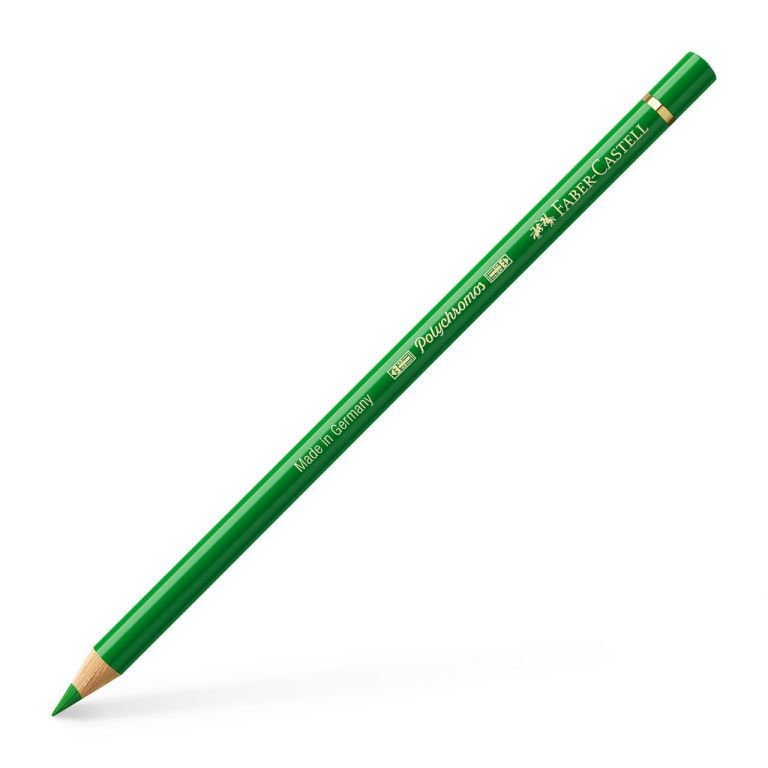 60996-1 ΞΥΛΟΜΠΟΓΙΑ POLYCHROMOS 266 PERMANENT GREEN FABER CASTELL - Image 1