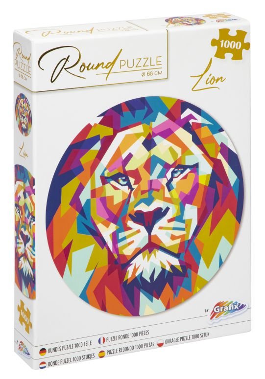 62864-1 ΠΑΖΛ 1000 ΤΕΜ ΣΤΡΟΓΓΥΛΟ LION 68ΕΚ. - Image 1