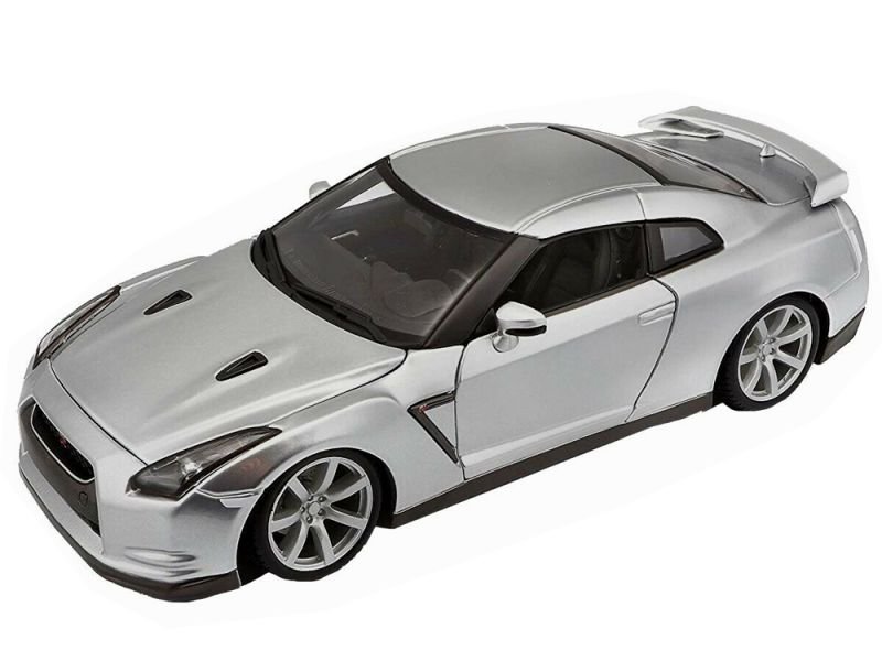 BBURAGO ΜΕΤΑΛΛΙΚΟ ΚΛΙΜΑΚΑ 1:18 2009 NISSAN SKYLINE GT-R R35 1:18 ΑΣΗΜΙ
