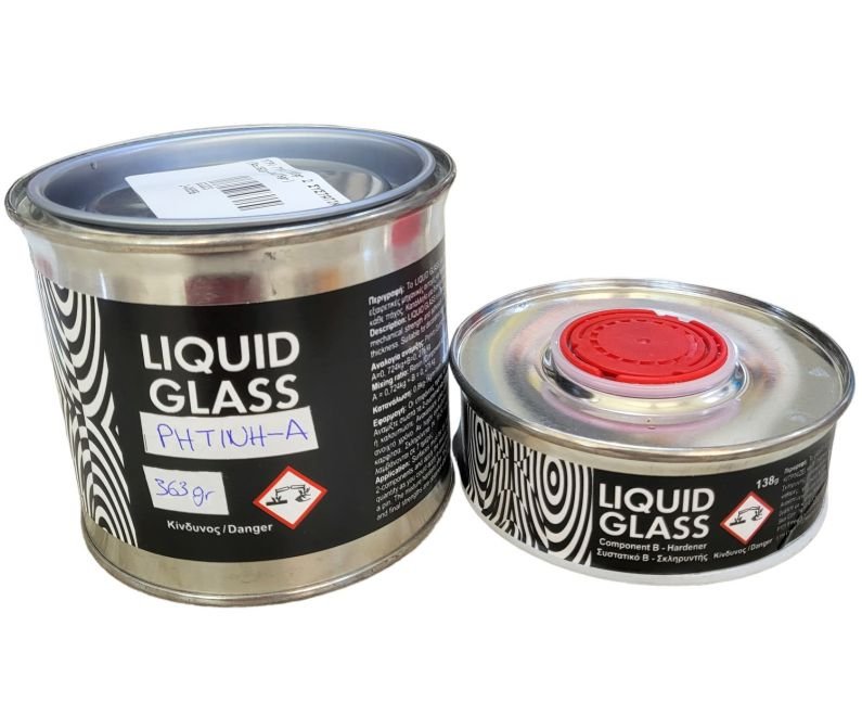 ΥΓΡΟ ΓΥΑΛΙ 500gr 2 ΣΥΣΤΑΤΙΚΩΝ (Α=362g-Β=138g)