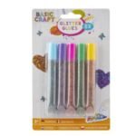 ΚΟΛΛΑ GLITTER ΣΕΤ 5TEM 8ML (ΣΥΣΚ.12ΤΕΜ)