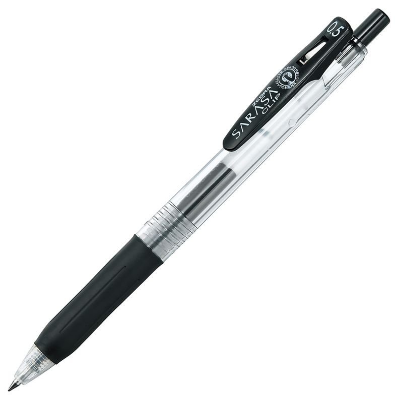 63709-1 ΣΤΥΛΟ ZEBRA SARASA CLIP 0,5 ΣΤΥΛΟ GEL ΜΑΥΡΟ (ΣΥΣΚ-12ΤΕΜ) - Image 1