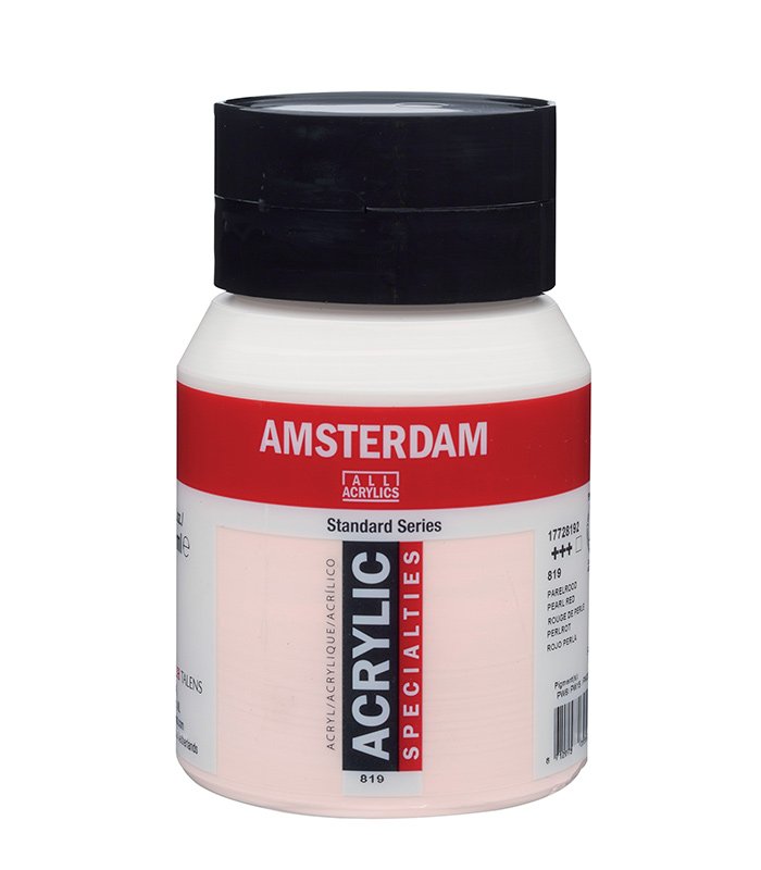 64894 ΑΚΡΥΛΙΚΟ AMSTERDAM 500ml No.819 Pearl Red - Image 1