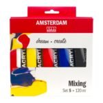 ΣΕΤ ΑΚΡΥΛΙΚΑ AMSTERDAM 5x120ml Mixing set