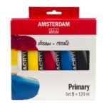 ΣΕΤ ΑΚΡΥΛΙΚΑ AMSTERDAM 5x120ml Primary set