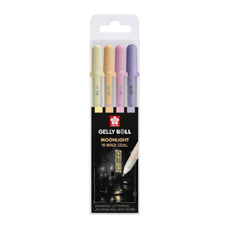 65310-1 ΣΕΤ ΣΤΥΛΟ GELLY ROLL MOONLIGHT 10 PASTEL "Sunrise" 4 ΧΡΩΜΑΤΑ - Image 1