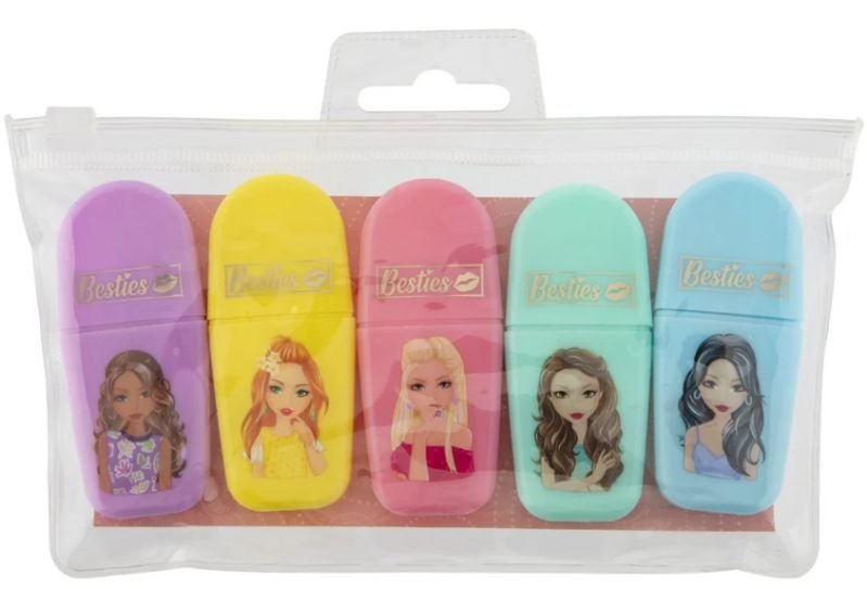 65322-1 ΣΕΤ ΜΑΡΚΑΔΟΡΟΙ MINI 5ΤΕΜ BESTIES ΣΕ ΘΗΚΗ (ΣΥΣΚ-12ΤΕΜ) - Image 1