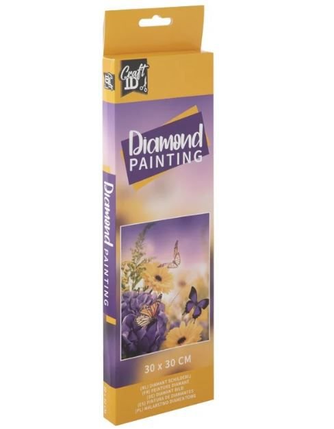 65378-1 DIAMOND PAINTING FLOWERS 30X30CM - Image 1