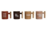 ΚΟΥΠΑ ΠΟΡΣΕΛΑΝΗΣ ΞΥΛΙΝΗ ΛΑΒΗ  PINE TREE 11,5X7,6X9,4 330ML, 4ΣΧΕΔΙΑ