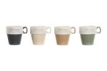 ΚΟΥΠΑ ΠΟΡΣΕΛΑΝΗΣ NEW BONE 11X8,5X9,5 285ML, 4 ΣΧΕΔΙΑ