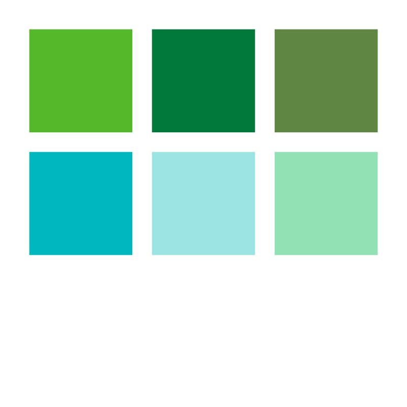 ΣΕΤ ΜΑΡΚΑΔΟΡΟΙ PIGMENT BRUSH PEN GREENS & TURQUOISES 6 ΧΡΩΜΑΤΑ