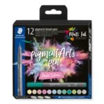 ΣΕΤ ΜΑΡΚΑΔΟΡΟΙ PIGMENT BRUSH PEN PASTEL COLOURS 12 ΧΡΩΜΑΤΑ