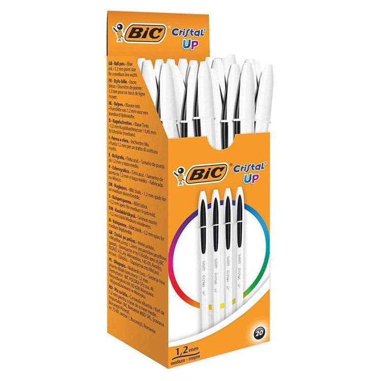 65924-1 ΣΤΥΛΟ BIC CRISTAL UP 1,2mm ΜΑΥΡΟ (ΣΥΣΚ-20ΤΕΜ) - Image 1