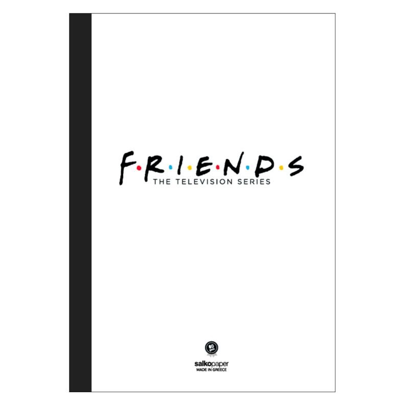 66236-1 ΤΕΤΡΑΔΙΟ ΚΟΛΛΗΤΟ "F.R.I.E.N.D.S 360" ΡΙΓΕ 3 ΘΕΜΑΤΑ Α4 96 ΦΥΛΛΑ (ΣΥΣΚ-6ΤΕΜ) - Image 1