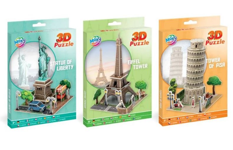 66249-1 ΠΑΖΛ ΚΑΤΑΣΚΕΥΗ 3D FOAM PUZZLE, 3 ass. - Image 1