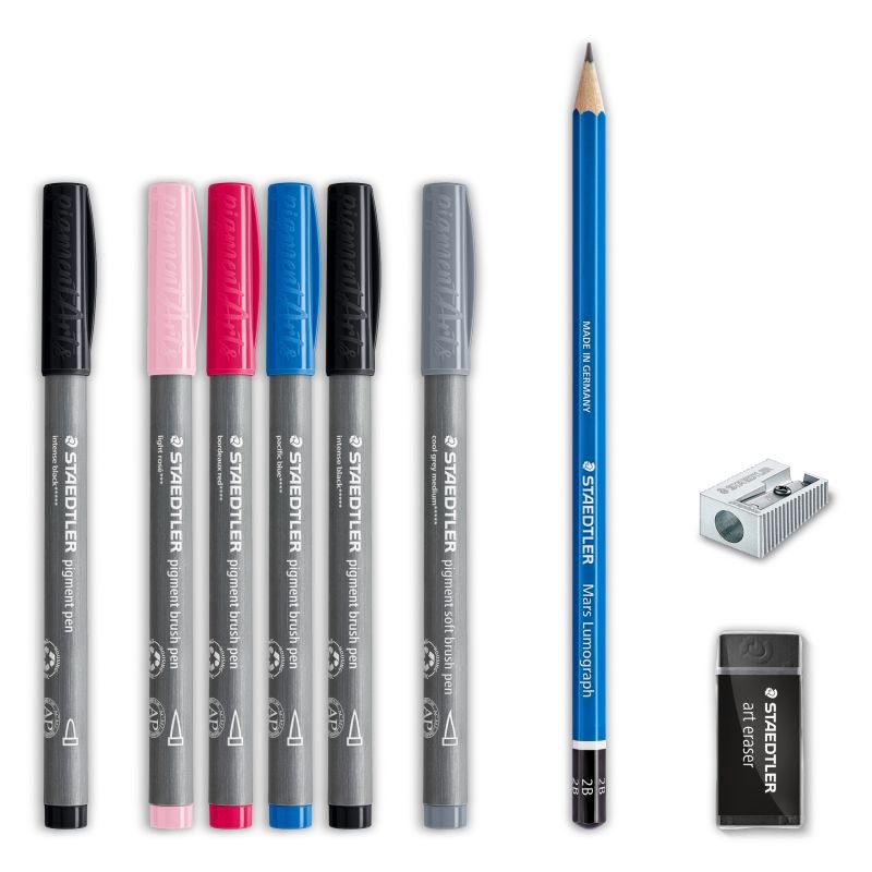 ΣΕΤ BRUSH LETTERING STAEDTLER 9ΤΕΜ