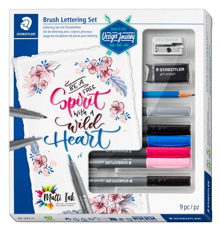 ΣΕΤ BRUSH LETTERING STAEDTLER 9ΤΕΜ