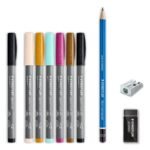 ΣΕΤ Brush Pens Line Art x Botanical Set 10ΤΕΜ - Image 3