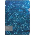ΦΑΚΕΛΟΣ ΤΥΠΟΥ L "ZODIAC" A4 ΜΠΛΕ ΜΕ GLITTER EFFECT BERLINGO (ΣΥΣΚ-12ΤΕΜ)