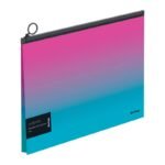 ΦΑΚΕΛΟΣ ΜΕ ΦΕΡΜΟΥΑΡ Α4 "RADIANCE" ΡΟΖ-ΜΠΛΕ BERLINGO (ΣΥΣΚ-4ΤΕΜ)