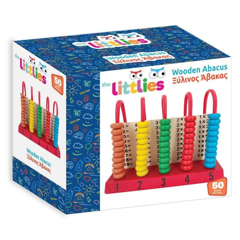 ΑΒΑΚΑΣ ΞΥΛΙΝΟΣ ΜΕ 50 ΧΑΝΤΡΕΣ THE LITTLIES