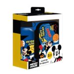 ΣΕΤ ΦΑΓΗΤΟΥ "MICKEY" ΦΑΓΗΤΟΔΟΧΕΙΟ 800ml-ΠΑΓΟΥΡΙ ΑΛΟΥΜΙΝΙΟΥ 500ml