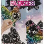 SCRATCH MAGNETS 10 PCS, 2 ASS. (FAIRY/DINO)