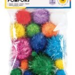 ΠΟΜΠΟΜ SPARKLIN RAINBOW ΔΙΑΦΟΡΑ ΜΕΓΕΘΗ -ΧΡΩΜΑΤΑ 30ΤΕΜ FOLIA