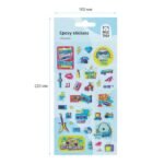 ΑΥΤΟΚΟΛΛΗΤΑ MESHU "90's party" 10x22cm 35 stickers