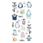 ΑΥΤΟΚΟΛΛΗΤΑ PUFFY MESHU "CUTE FRIENDS" 10x24cm 22 stickers - Image 2