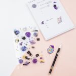 ΑΥΤΟΚΟΛΛΗΤΑ MESHU "SPACE CATS" 10x21cm 35 stickers