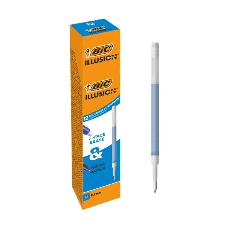 68566-1 ΑΝΤΑΛΛΑΚΤΙΚΑ ΓΙΑ ΣΒΗΝΟΜΕΝΟ ΣΤΥΛΟ BIC ILLUSION B12 (ΣΥΣΚ-12ΤΕΜ) - Image 1
