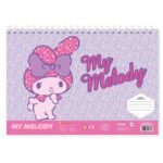 ΜΠΛΟΚ ΖΩΓΡΑΦΙΚΗΣ "MY MELODY" 23x33cm 40 ΦΥΛΛΑ ΑΥΤΟΚΟΛΛΗΤΑ-ΣΤΕΝΣΙΛ- 2ΣΕΛ ΧΡΩΜ/ΣΜΟΥ ΣΕ 2 ΣΧΕΔΙΑ - Image 2