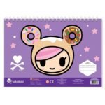 ΜΠΛΟΚ ΖΩΓΡΑΦΙΚΗΣ "TOKIDOKI" 23x33cm 40 ΦΥΛΛΑ ΑΥΤΟΚΟΛΛΗΤΑ-ΣΤΕΝΣΙΛ- 2ΣΕΛ ΧΡΩΜ/ΣΜΟΥ ΣΕ 2 ΣΧΕΔΙΑ - Image 2
