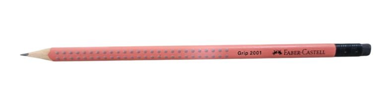 68851-1 ΜΟΛΥΒΙ GRIP HB ΜΕ ΓΟΜΑ CORAL - Image 1
